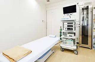 診察エリアから離れ、静かな落ち着いた部屋で検査します